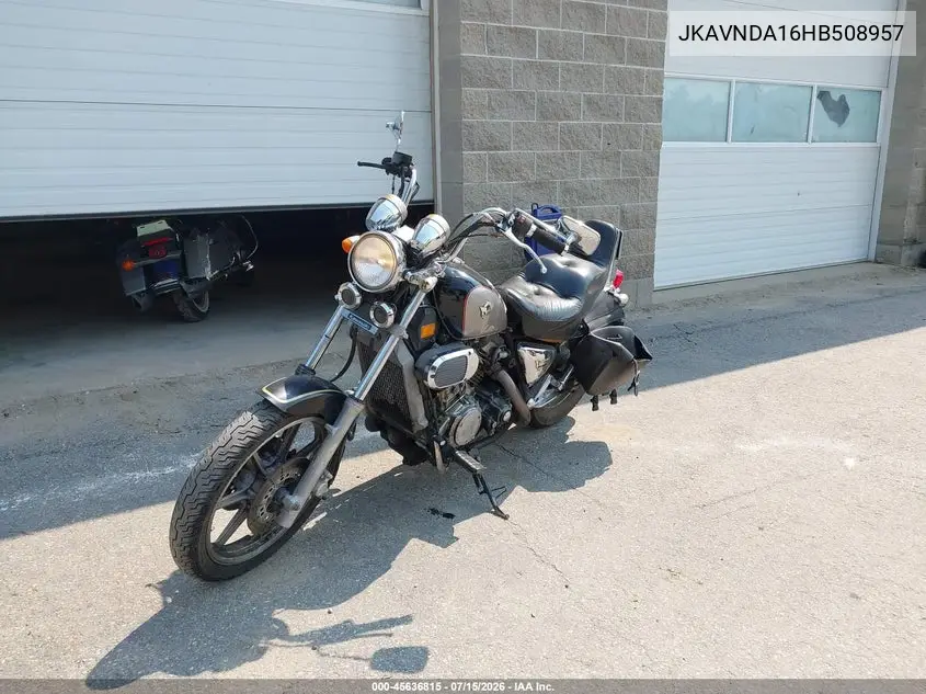 1987 Kawasaki Vn750 VIN: JKAVNDA16HB508957 Lot: 45636815