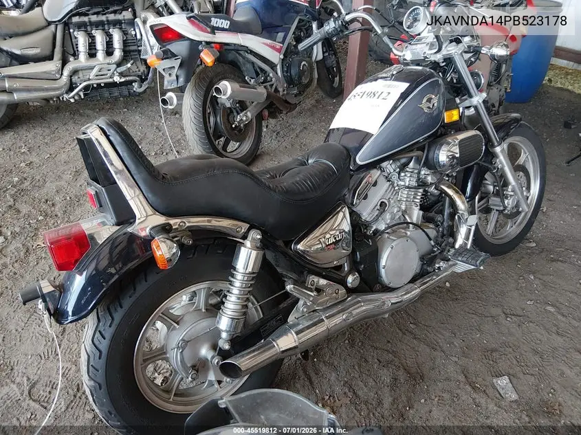 1993 Kawasaki Vn750 VIN: JKAVNDA14PB523178 Lot: 45519812