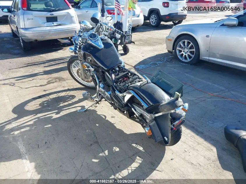 1995 Kawasaki Vn800 VIN: JKBVNCA16SA006646 Lot: 41882157