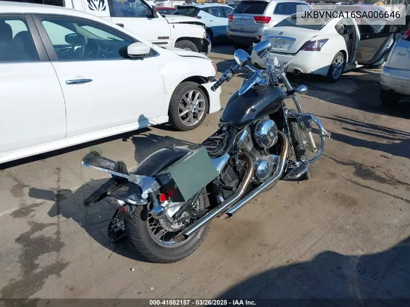 1995 Kawasaki Vn800 VIN: JKBVNCA16SA006646 Lot: 41882157