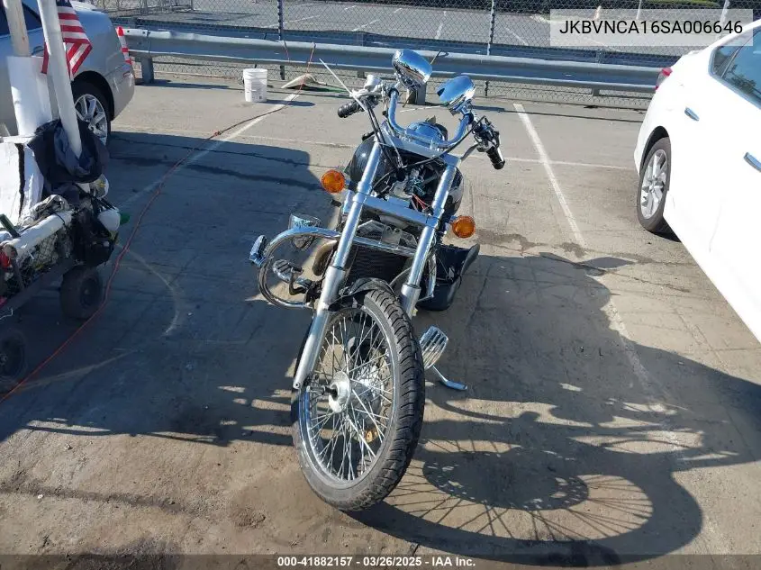 1995 Kawasaki Vn800 VIN: JKBVNCA16SA006646 Lot: 41882157