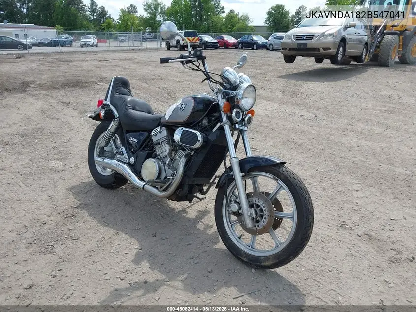 2002 Kawasaki Vn750 VIN: JKAVNDA182B547041 Lot: 45082414
