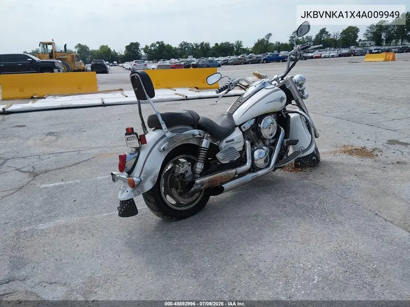 2004 Kawasaki Vn1600 A1 VIN: JKBVNKA1X4A009949 Lot: 45592996