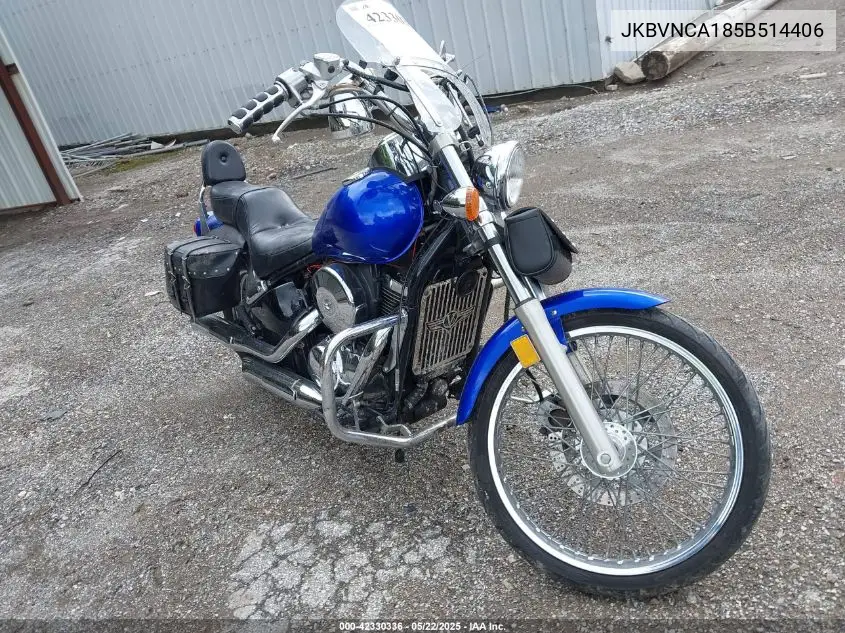 2005 Kawasaki Vn800 VIN: JKBVNCA185B514406 Lot: 42330336