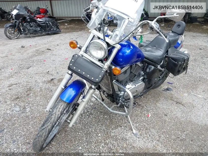2005 Kawasaki Vn800 VIN: JKBVNCA185B514406 Lot: 42330336