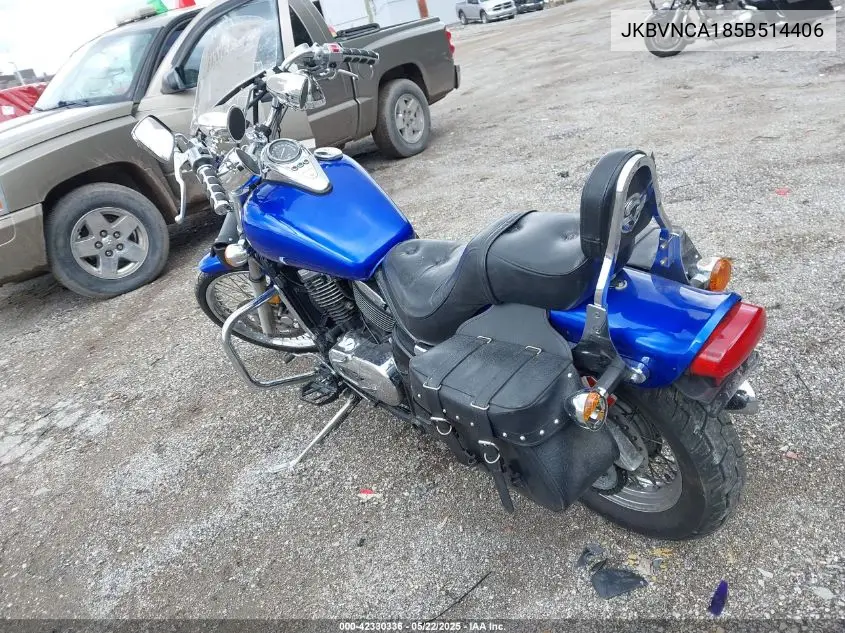 2005 Kawasaki Vn800 VIN: JKBVNCA185B514406 Lot: 42330336