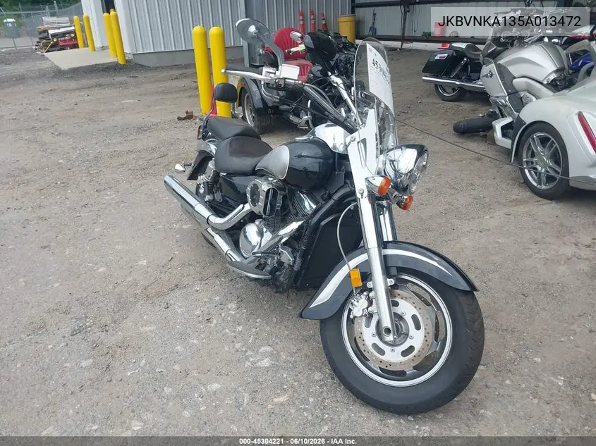 2005 Kawasaki Vn1600 A1 VIN: JKBVNKA135A013472 Lot: 45304221
