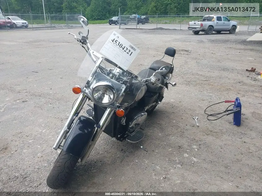 2005 Kawasaki Vn1600 A1 VIN: JKBVNKA135A013472 Lot: 45304221