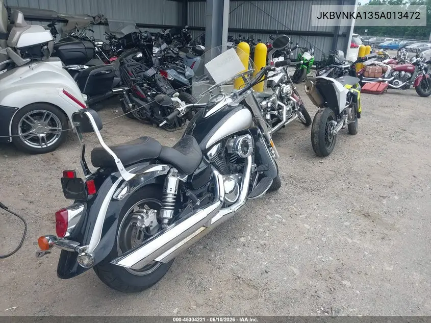 2005 Kawasaki Vn1600 A1 VIN: JKBVNKA135A013472 Lot: 45304221