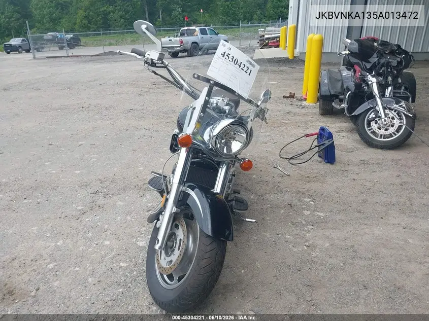 2005 Kawasaki Vn1600 A1 VIN: JKBVNKA135A013472 Lot: 45304221