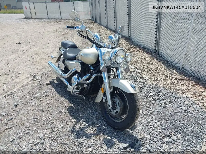 2005 Kawasaki Vn1600 A1 VIN: JKBVNKA145A015604 Lot: 45418022