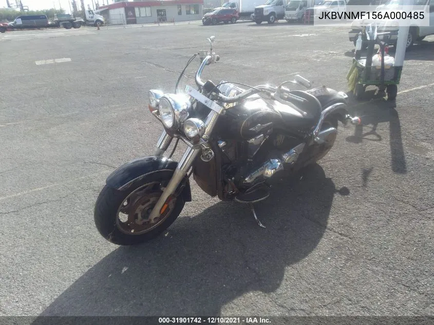 2006 Kawasaki Vn2000 F VIN: JKBVNMF156A000485 Lot: 31901742