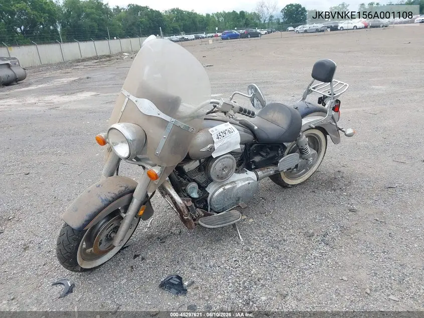 2006 Kawasaki Vn1600 E VIN: JKBVNKE156A001108 Lot: 45297621