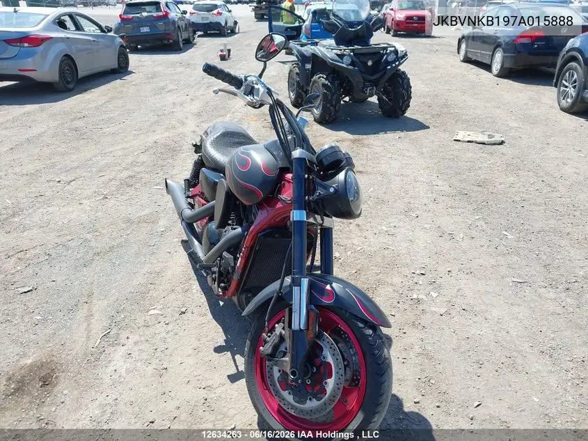 2007 Kawasaki Vn1600 B VIN: JKBVNKB197A015888 Lot: 12634263X