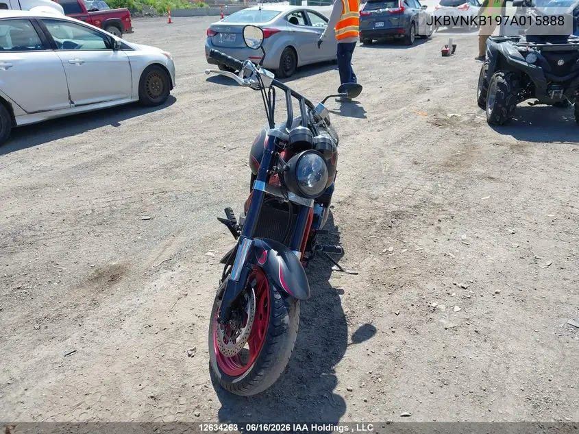 2007 Kawasaki Vn1600 B VIN: JKBVNKB197A015888 Lot: 12634263X