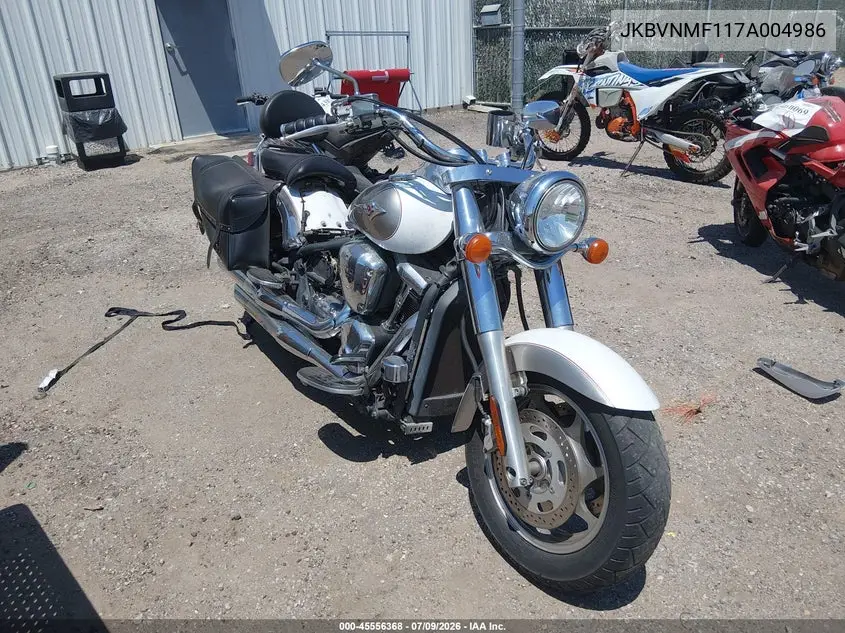 2007 Kawasaki Vn2000 F VIN: JKBVNMF117A004986 Lot: 45556368