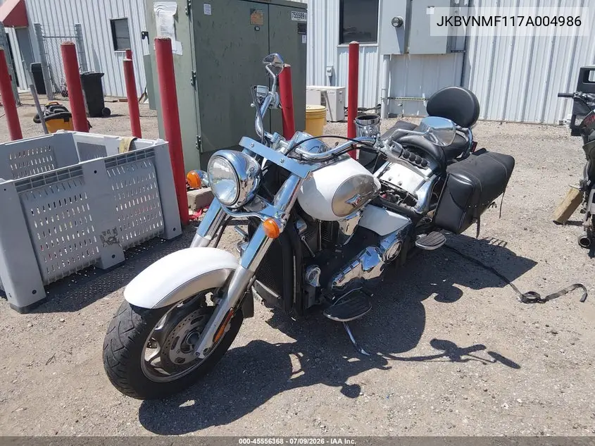 2007 Kawasaki Vn2000 F VIN: JKBVNMF117A004986 Lot: 45556368