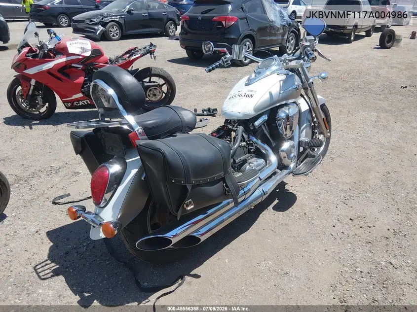 2007 Kawasaki Vn2000 F VIN: JKBVNMF117A004986 Lot: 45556368