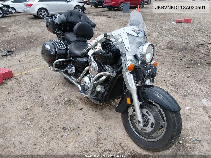 2008 Kawasaki Vn1600 D VIN: JKBVNKD118A020601 Lot: 45225931
