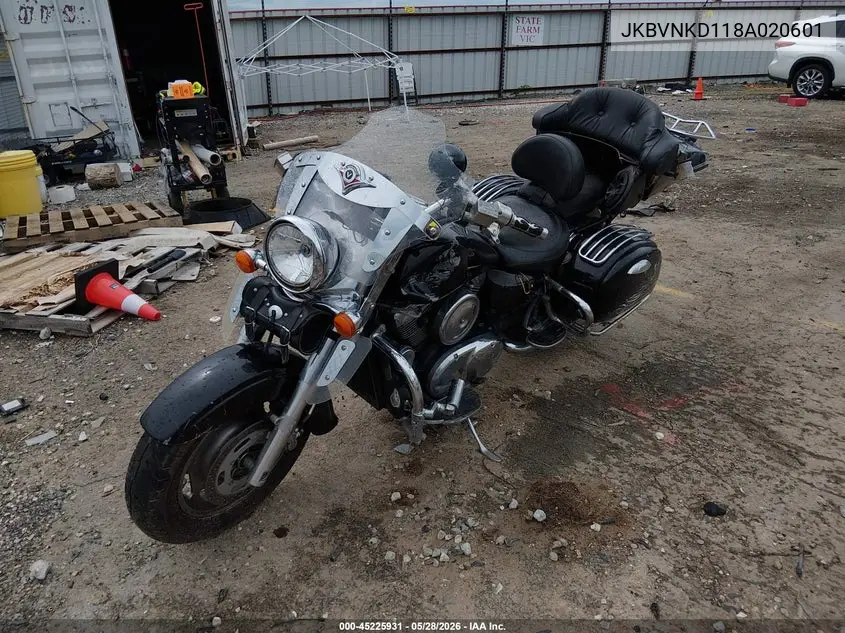 2008 Kawasaki Vn1600 D VIN: JKBVNKD118A020601 Lot: 45225931
