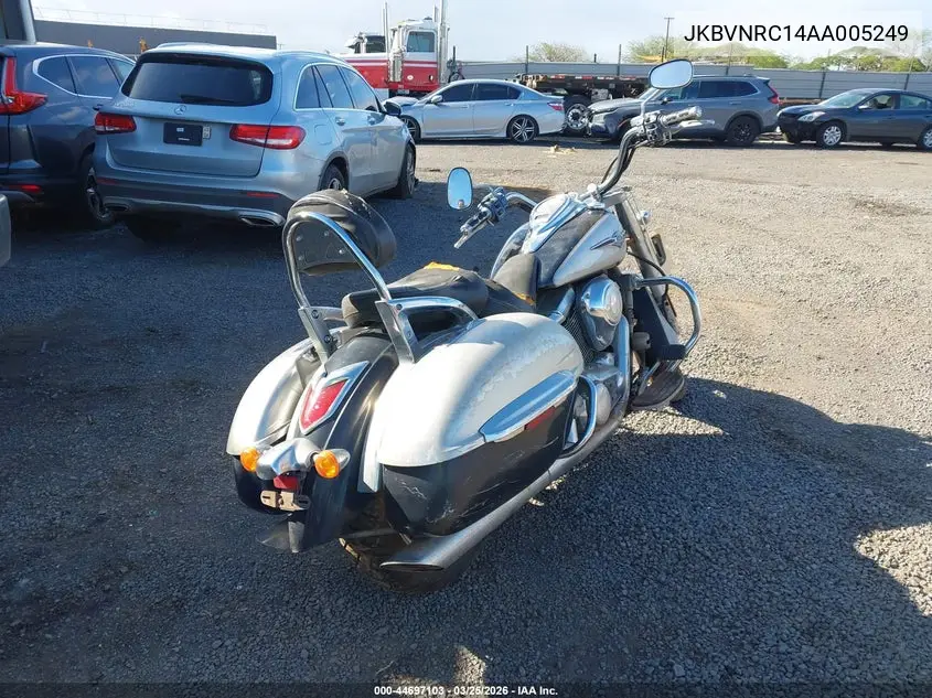 2010 Kawasaki Vn1700 C VIN: JKBVNRC14AA005249 Lot: 44697103