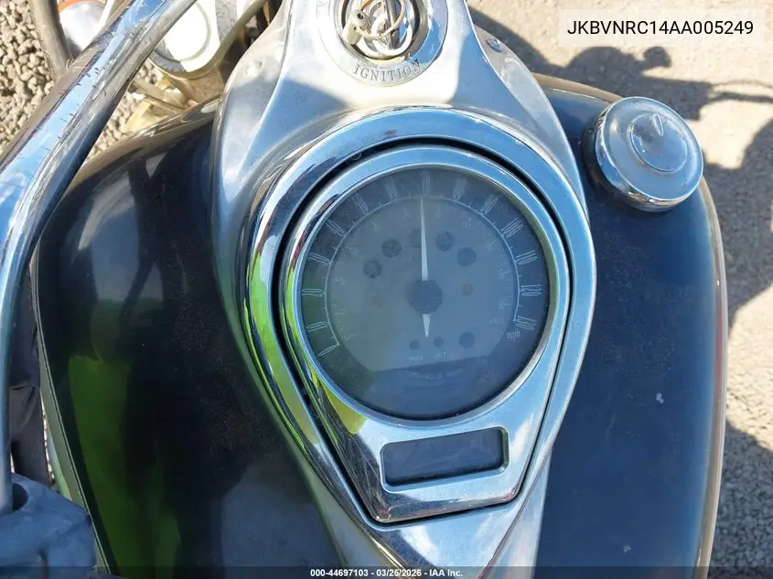 2010 Kawasaki Vn1700 C VIN: JKBVNRC14AA005249 Lot: 44697103