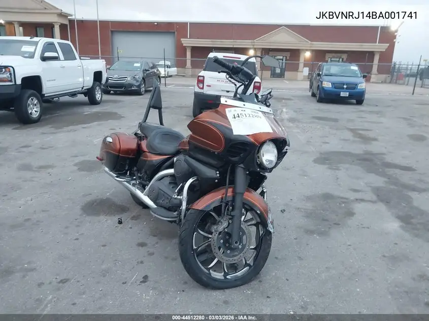 2011 Kawasaki Vn1700 J VIN: JKBVNRJ14BA001741 Lot: 44512280