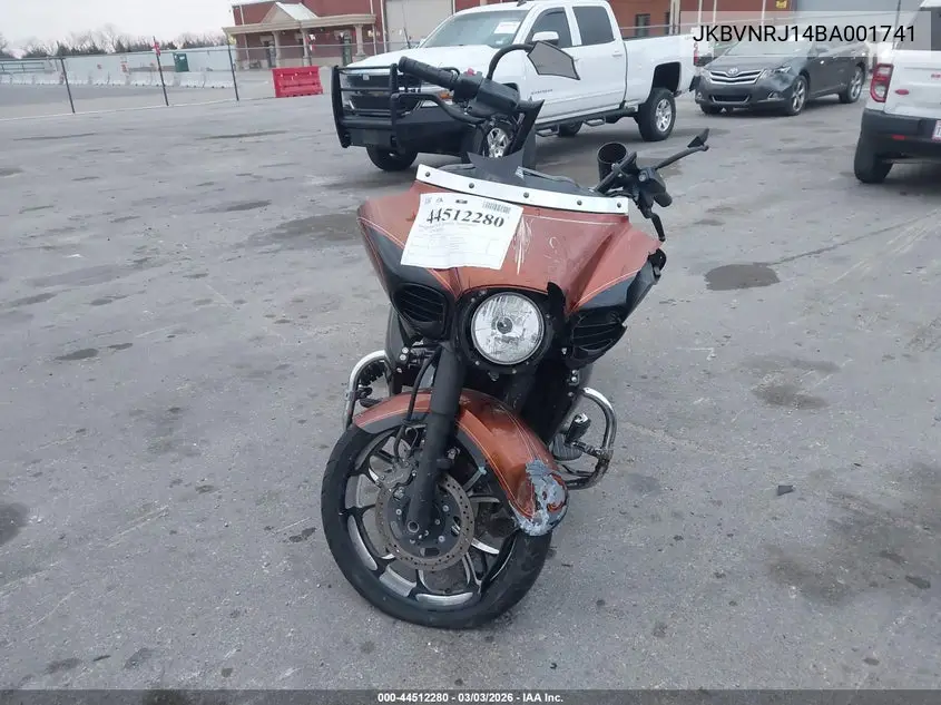 2011 Kawasaki Vn1700 J VIN: JKBVNRJ14BA001741 Lot: 44512280