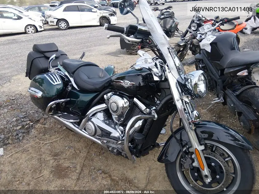 2012 Kawasaki Vn1700 C VIN: JKBVNRC13CA011403 Lot: 45333872