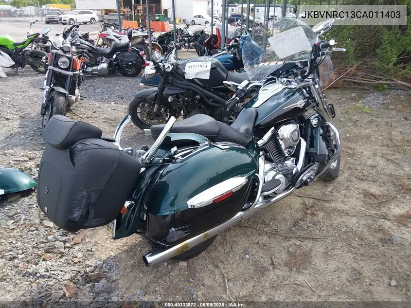 2012 Kawasaki Vn1700 C VIN: JKBVNRC13CA011403 Lot: 45333872
