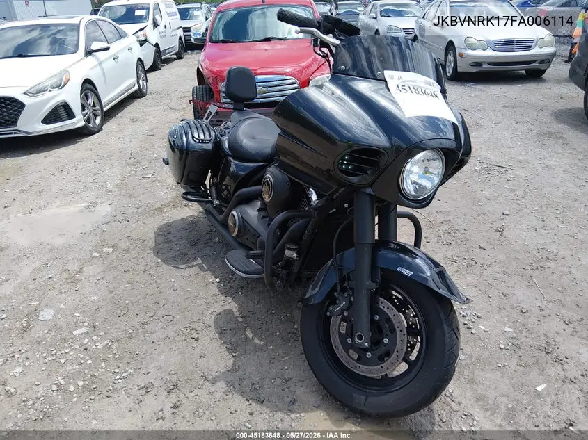2015 Kawasaki Vn1700 K VIN: JKBVNRK17FA006114 Lot: 45183648
