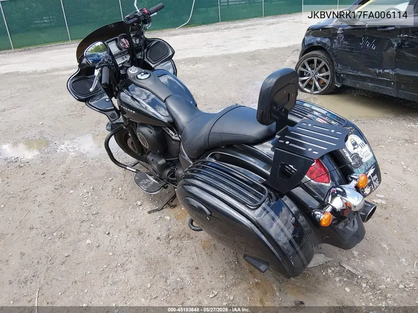 2015 Kawasaki Vn1700 K VIN: JKBVNRK17FA006114 Lot: 45183648