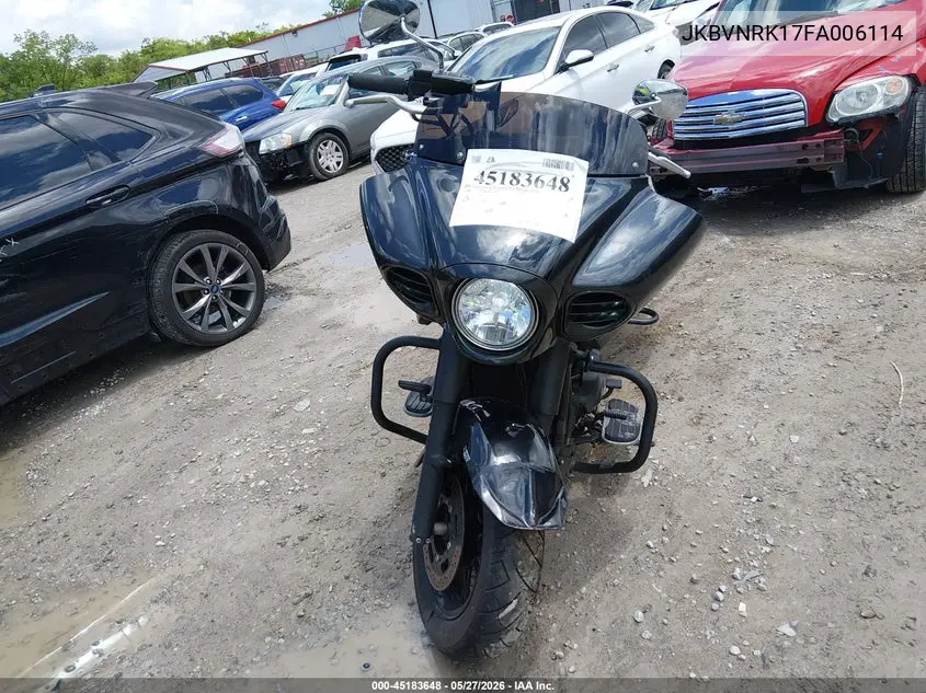 2015 Kawasaki Vn1700 K VIN: JKBVNRK17FA006114 Lot: 45183648