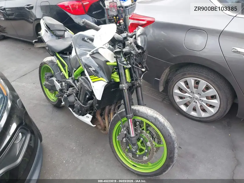 2021 Kawasaki Zr900 F VIN: ML5ZRDF16MDA43080 Lot: 45223519
