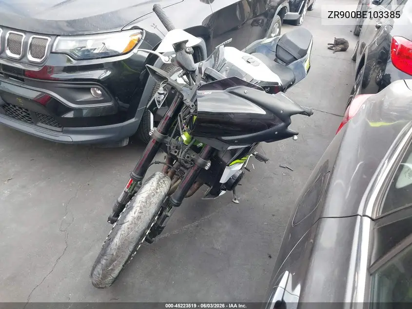 2021 Kawasaki Zr900 F VIN: ML5ZRDF16MDA43080 Lot: 45223519