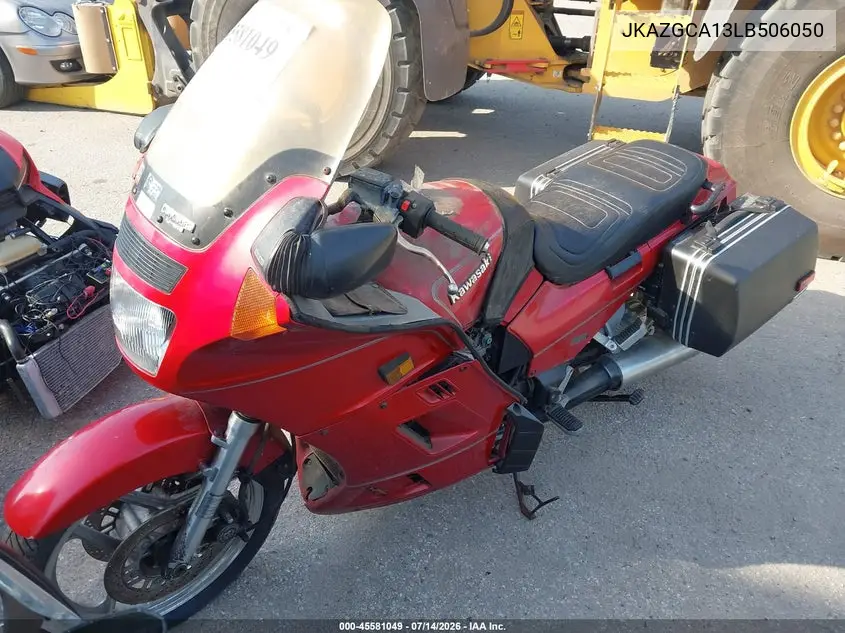 1990 Kawasaki Zg1000 VIN: JKAZGCA13LB506050 Lot: 45581049
