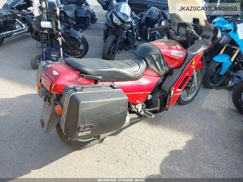 1990 Kawasaki Zg1000 VIN: JKAZGCA13LB506050 Lot: 45581049