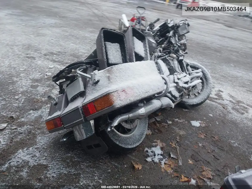 1991 Kawasaki Zg1200 VIN: JKAZG9B10MB503464 Lot: 44528691