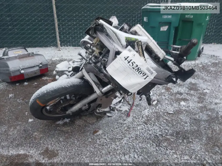 1991 Kawasaki Zg1200 VIN: JKAZG9B10MB503464 Lot: 44528691
