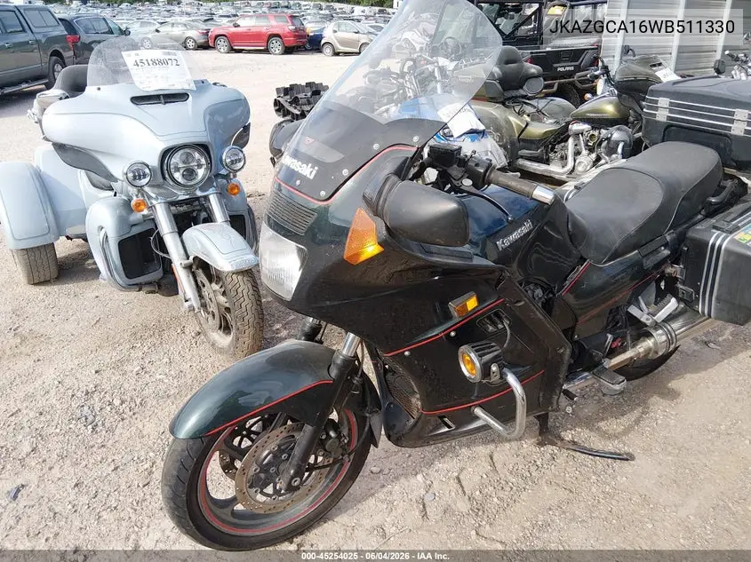1998 Kawasaki Zg1000 VIN: JKAZGCA16WB511330 Lot: 45254025