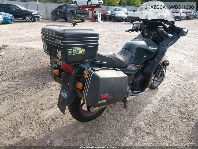 1998 Kawasaki Zg1000 VIN: JKAZGCA16WB511330 Lot: 45254025
