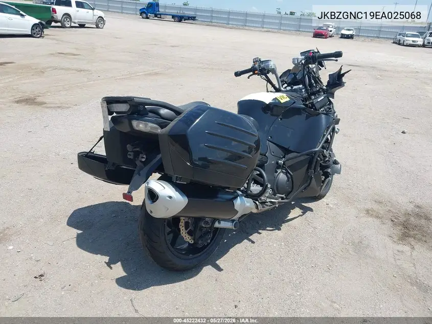 2014 Kawasaki Zg1400 C VIN: JKBZGNC19EA025068 Lot: 45222432