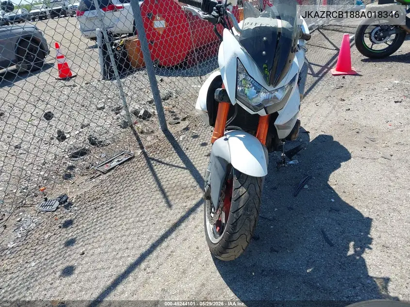2008 Kawasaki Zr1000 B VIN: JKAZRCB188A018346 Lot: 45244101