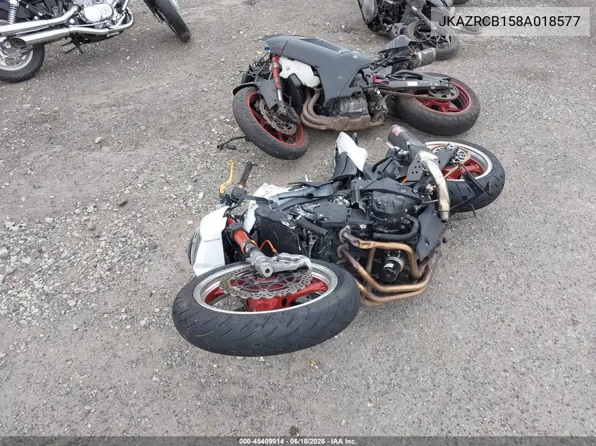 2008 Kawasaki Zr1000 B VIN: JKAZRCB158A018577 Lot: 45409914