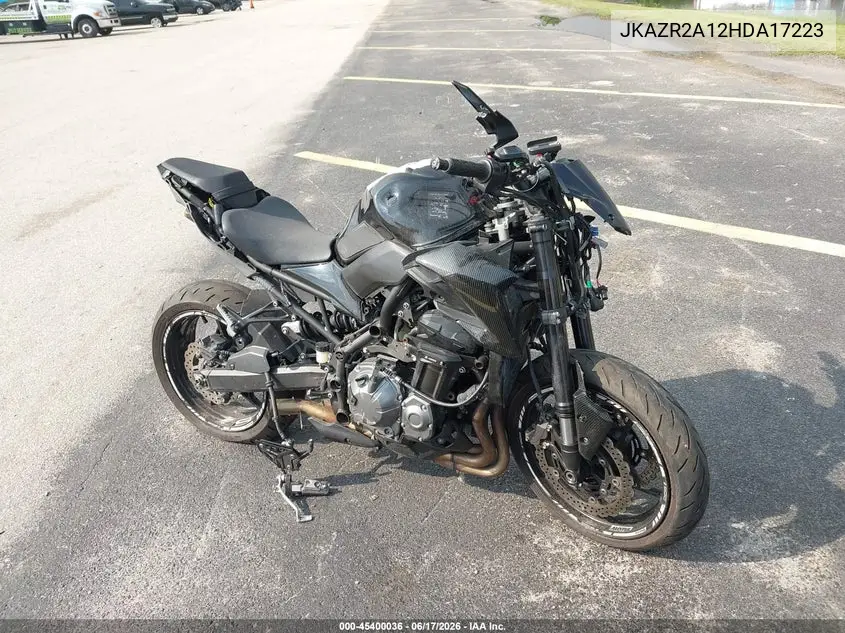 2017 Kawasaki Zr900 VIN: JKAZR2A12HDA17223 Lot: 45400036