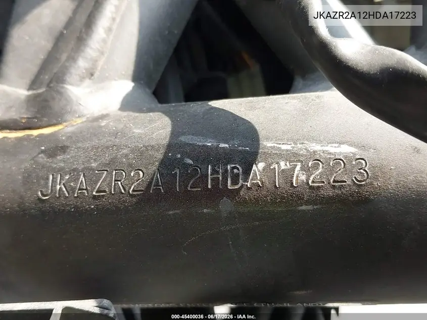 2017 Kawasaki Zr900 VIN: JKAZR2A12HDA17223 Lot: 45400036