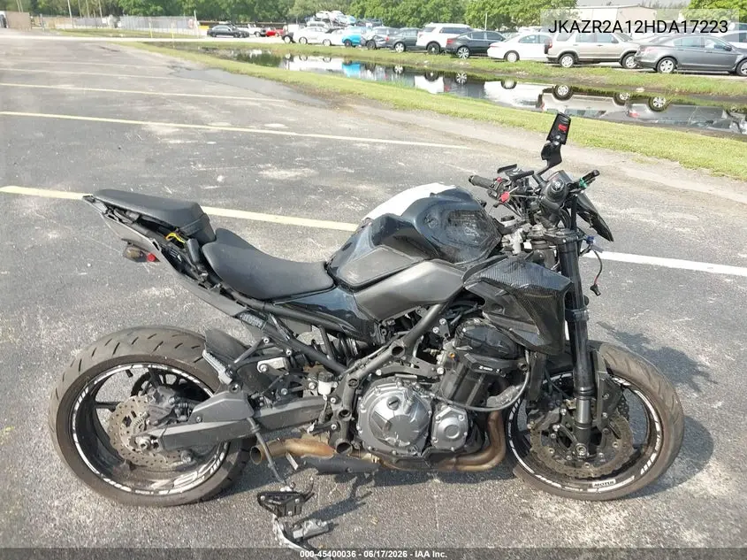 2017 Kawasaki Zr900 VIN: JKAZR2A12HDA17223 Lot: 45400036