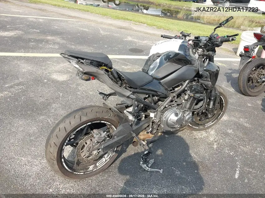 2017 Kawasaki Zr900 VIN: JKAZR2A12HDA17223 Lot: 45400036