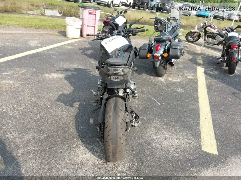 2017 Kawasaki Zr900 VIN: JKAZR2A12HDA17223 Lot: 45400036