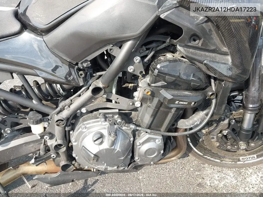 2017 Kawasaki Zr900 VIN: JKAZR2A12HDA17223 Lot: 45400036